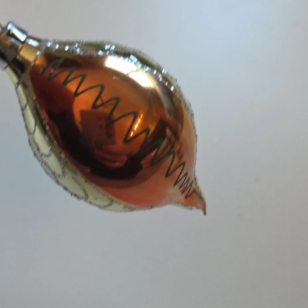 Vintage Glass Ornament Set - Multicolor